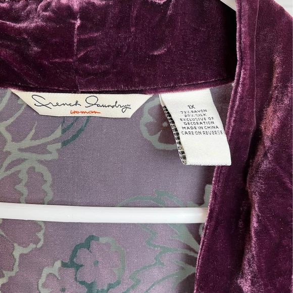 French Laundry open front Kimono Jacket - Picture 4 of 7